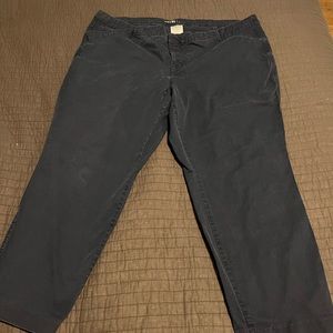 Old Navy Pixie-Cut Pants Navy size 24